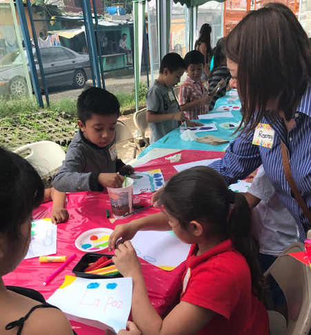 Art workshop with children of SIFAIS